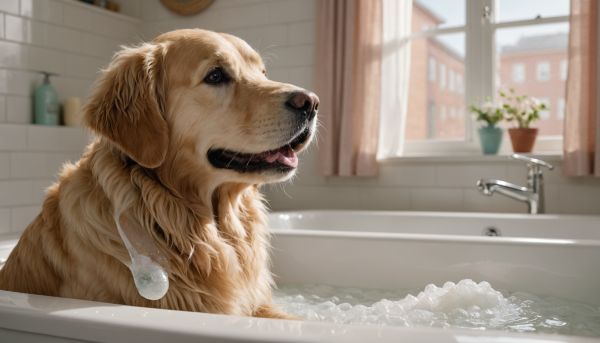 Bien laver son chien à la maison sans stress