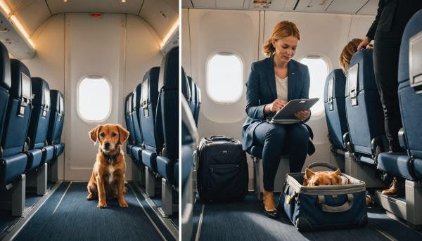 Prendre l avion avec son chien en cabine ou soute